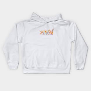 Dynamite BTS (transparent) Kids Hoodie